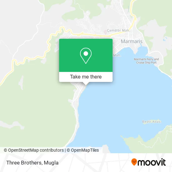 Three Brothers map