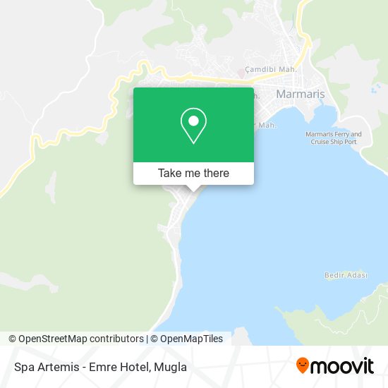 Spa Artemis - Emre Hotel map