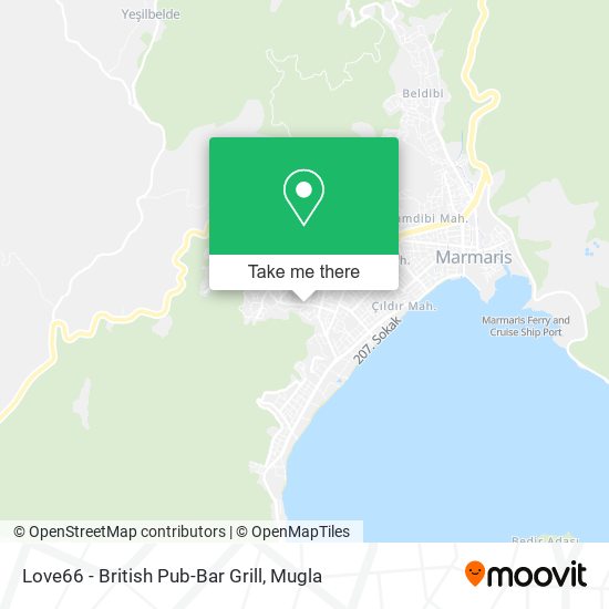 Love66 - British Pub-Bar Grill map