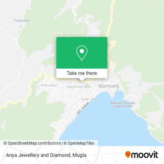 Anya Jewellery and Diamond map