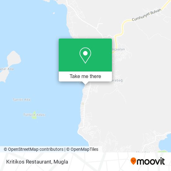 Kritikos Restaurant map