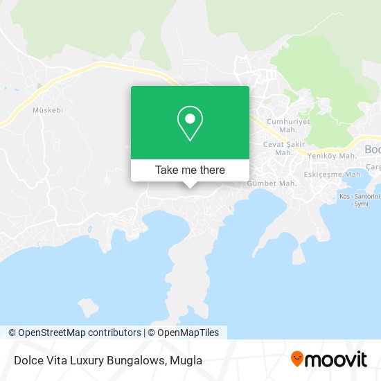 Dolce Vita Luxury Bungalows map
