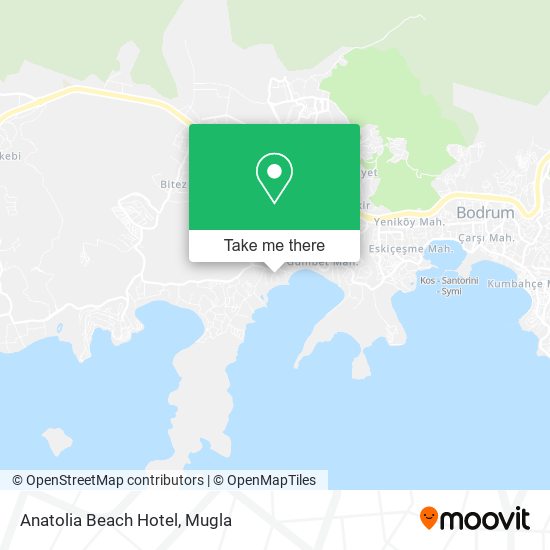 Anatolia Beach Hotel map