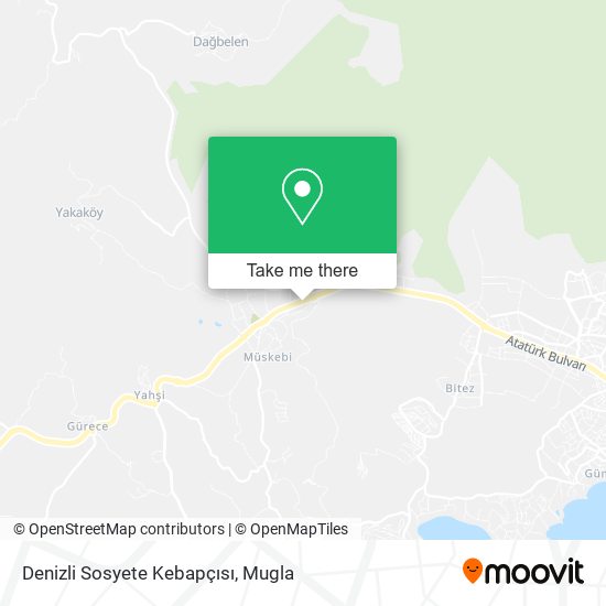 Denizli Sosyete Kebapçısı map