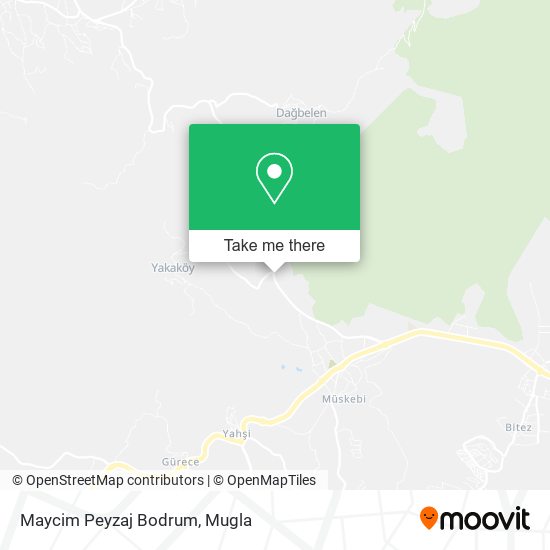 Maycim Peyzaj Bodrum map