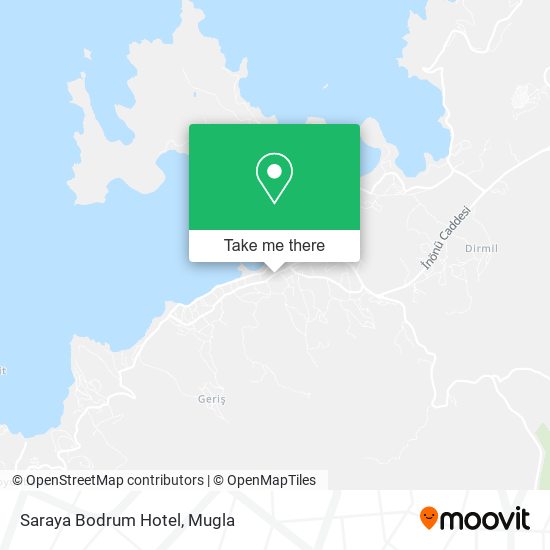 Saraya Bodrum Hotel map