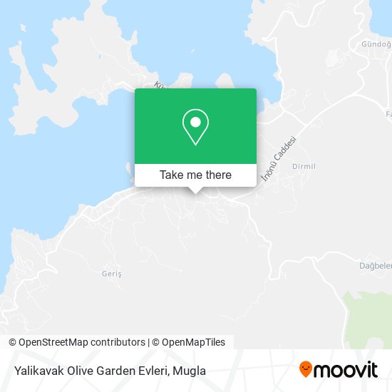 Yalikavak Olive Garden Evleri map