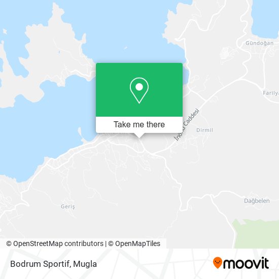Bodrum Sportif map
