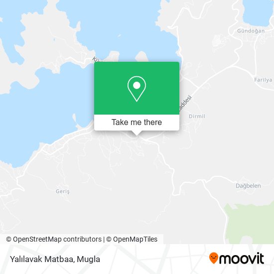 Yalılavak Matbaa map