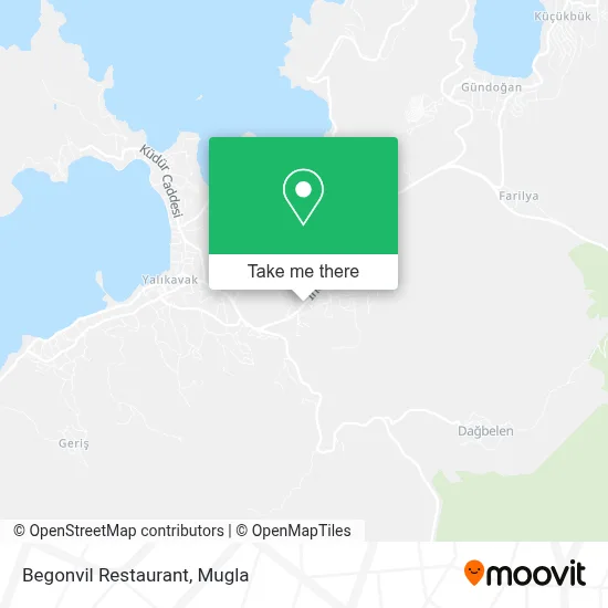 Begonvil Restaurant map
