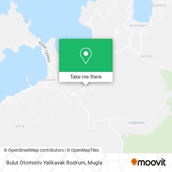 Bulut Otomotiv Yalikavak Bodrum map