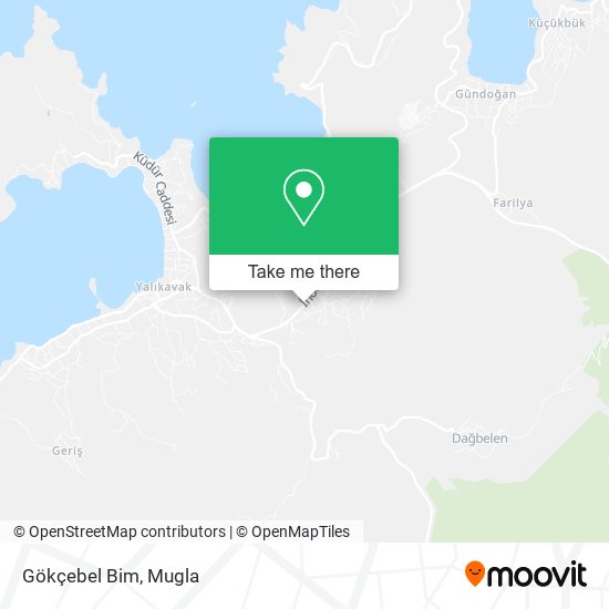 Gökçebel Bim map