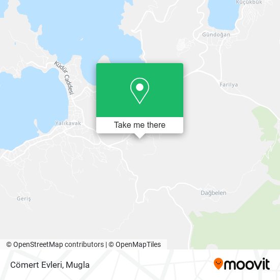 Cömert Evleri map