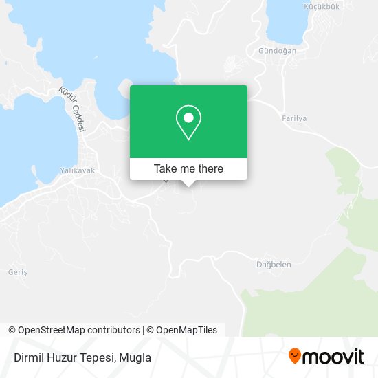 Dirmil Huzur Tepesi map