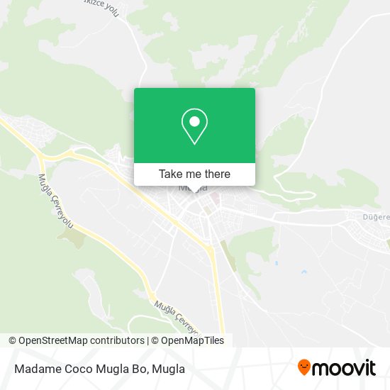 Madame Coco Mugla Bo map