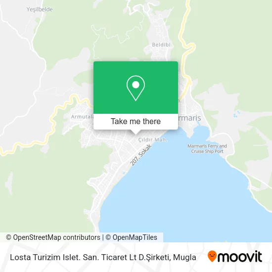 Losta Turizim Islet. San. Ticaret Lt D.Şirketi map