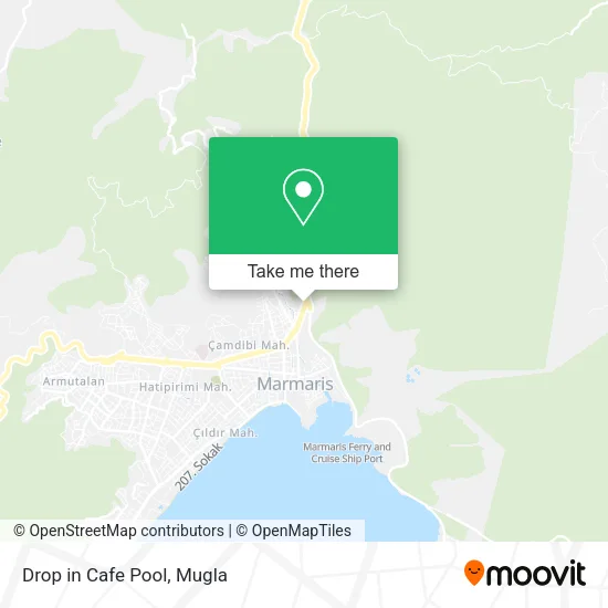 Drop in Cafe Pool map