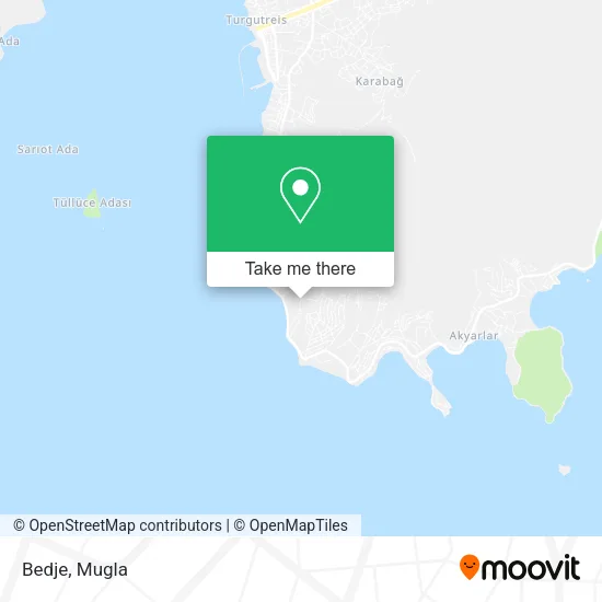 Bedje map