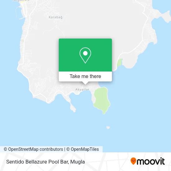 Sentido Bellazure Pool Bar map