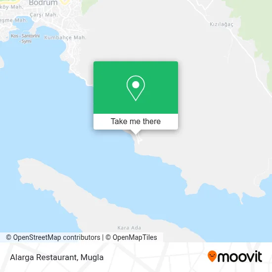 Alarga Restaurant map