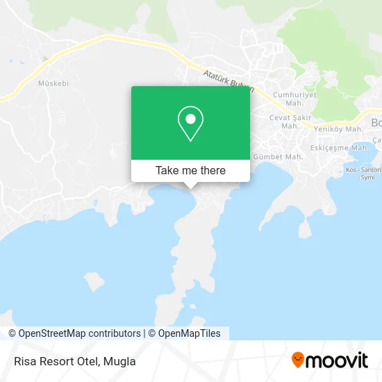 Risa Resort Otel map