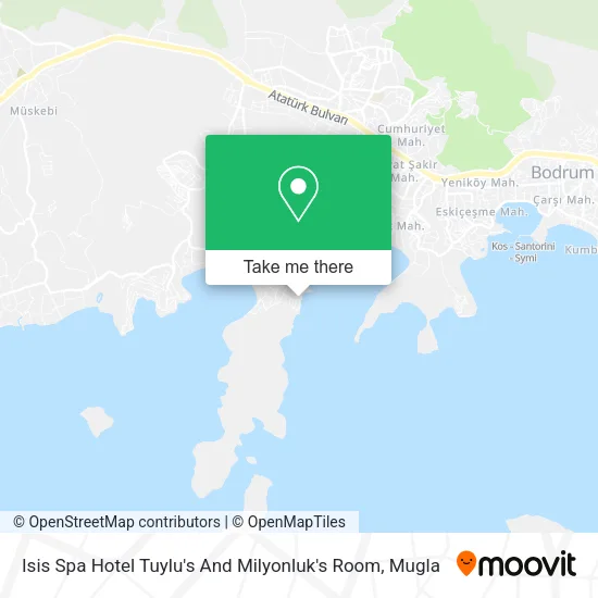 Isis Spa Hotel Tuylu's And Milyonluk's Room map