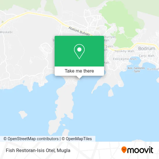 Fish Restoran-Isis Otel map