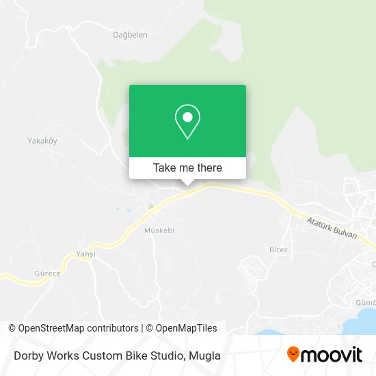 Dorby Works Custom Bike Studio map