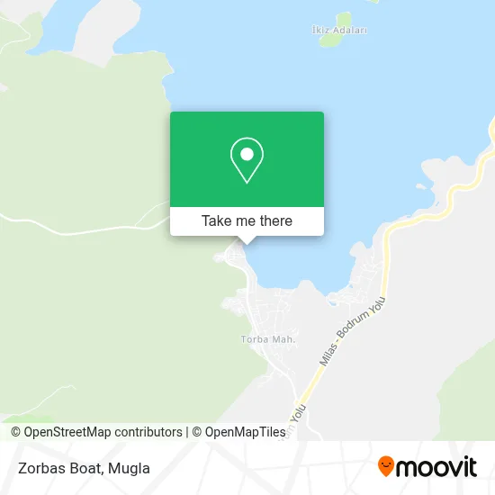 Zorbas Boat map