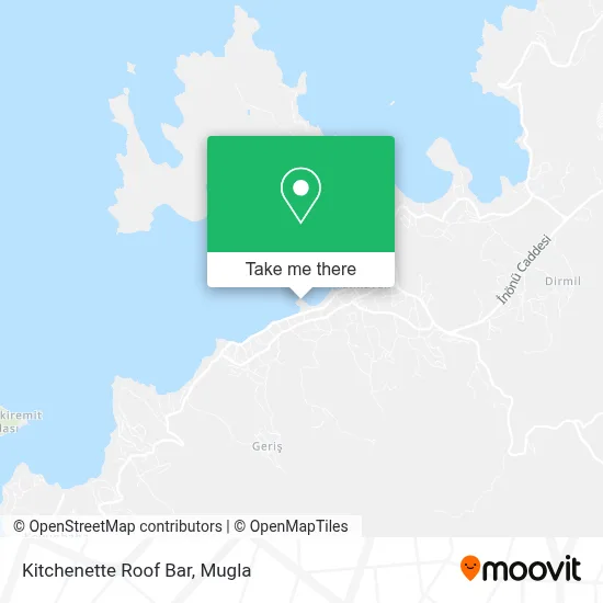 Kitchenette Roof Bar map