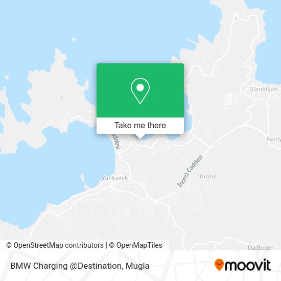 BMW Charging @Destination map