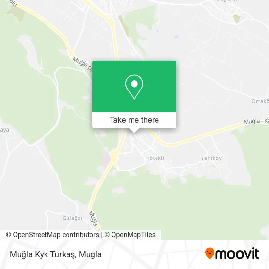 Muğla Kyk Turkaş map