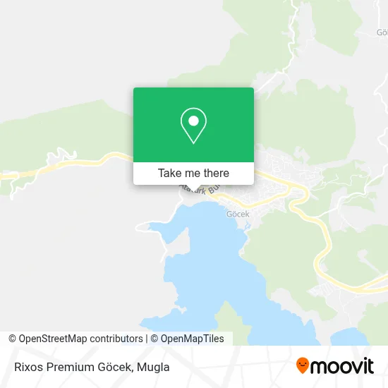Rixos Premium Göcek map