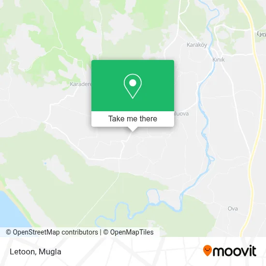 Letoon map