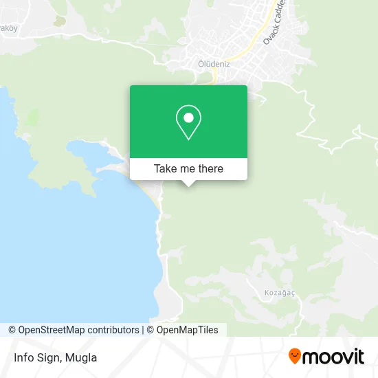 Info Sign map