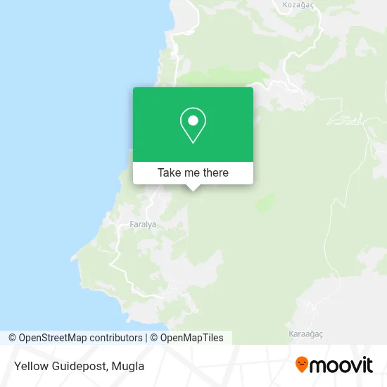 Yellow Guidepost map