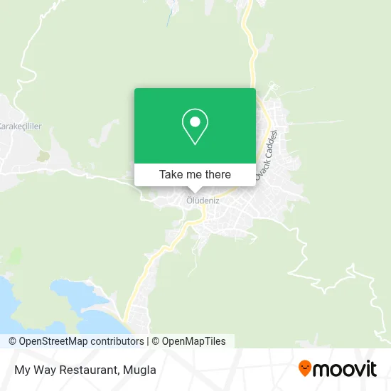 My Way  Restaurant map