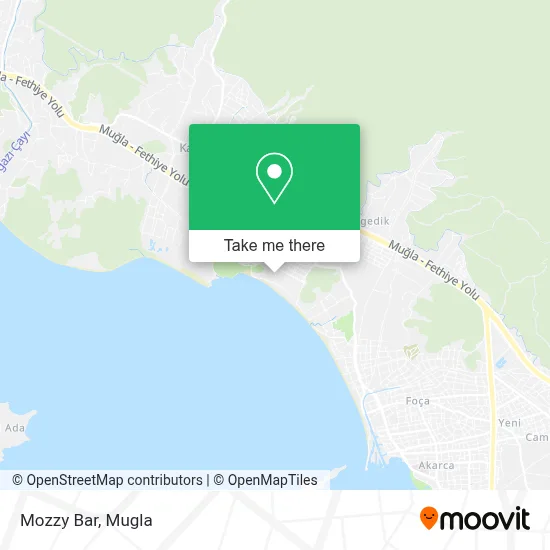 Mozzy Bar map