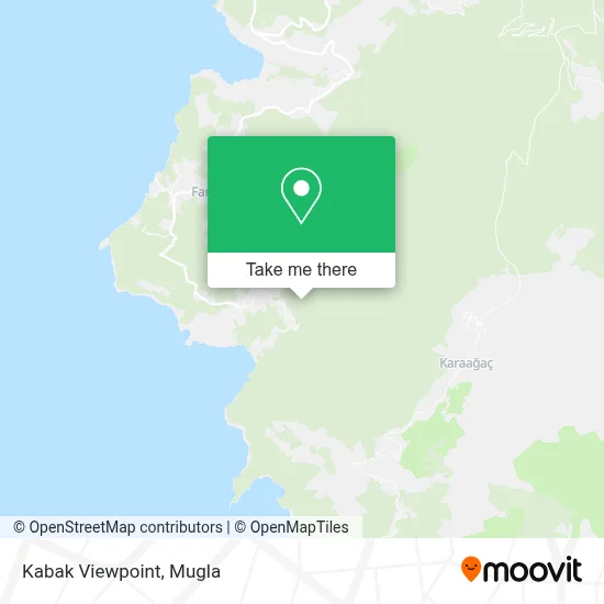 Kabak Viewpoint map