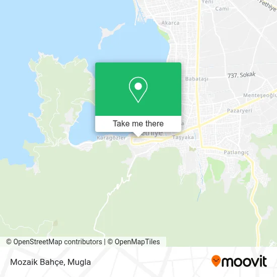 Mozaik Bahçe map
