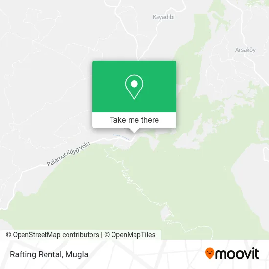 Rafting Rental map