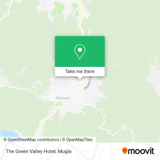 The Green Valley Hotel map