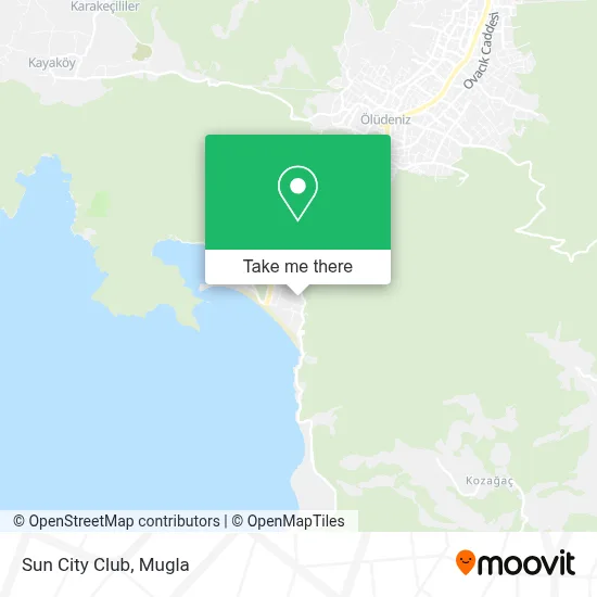 Sun City Club map