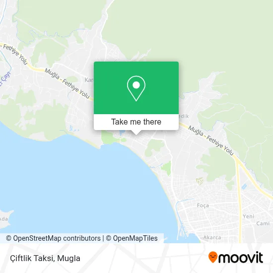 Çiftlik Taksi map