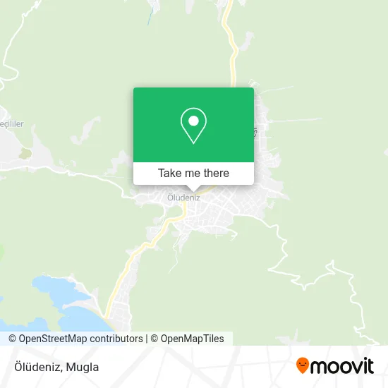 Ölüdeniz map