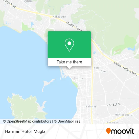 Harman Hotel map