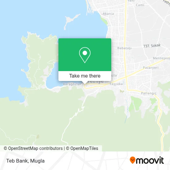 Teb Bank map