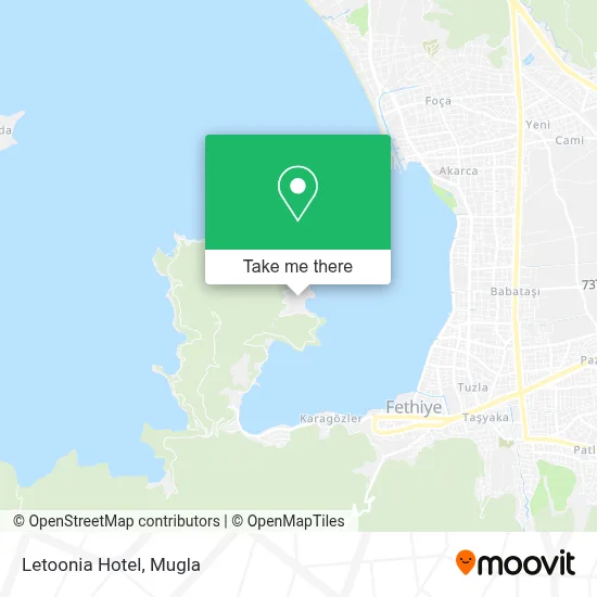 Letoonia Hotel map