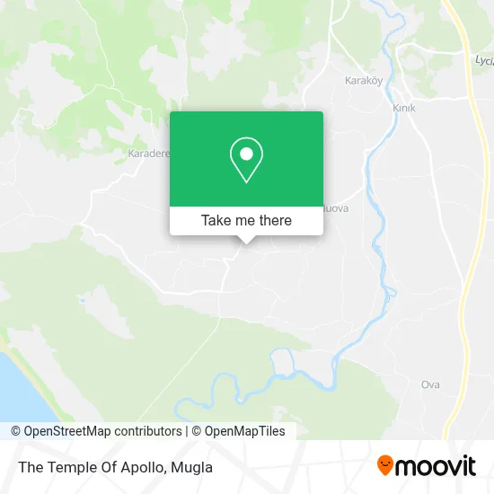 The Temple Of Apollo map
