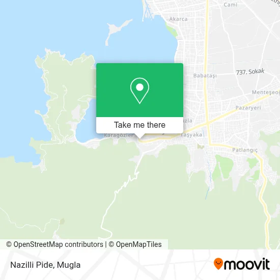 Nazilli Pide map